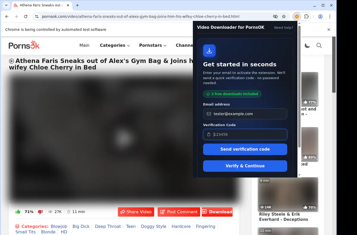 Pornsok Video Downloader screenshot 4